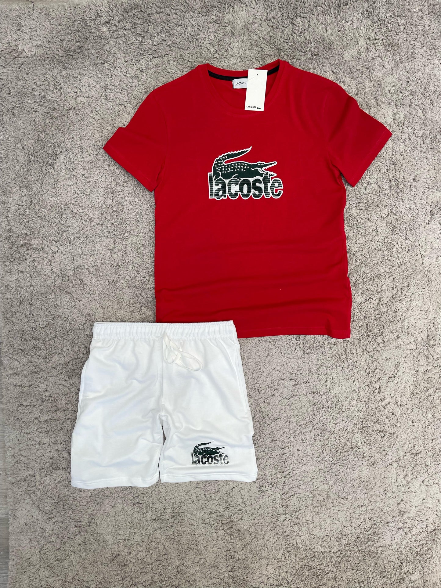 Conjunto verano Lacoste ROJO