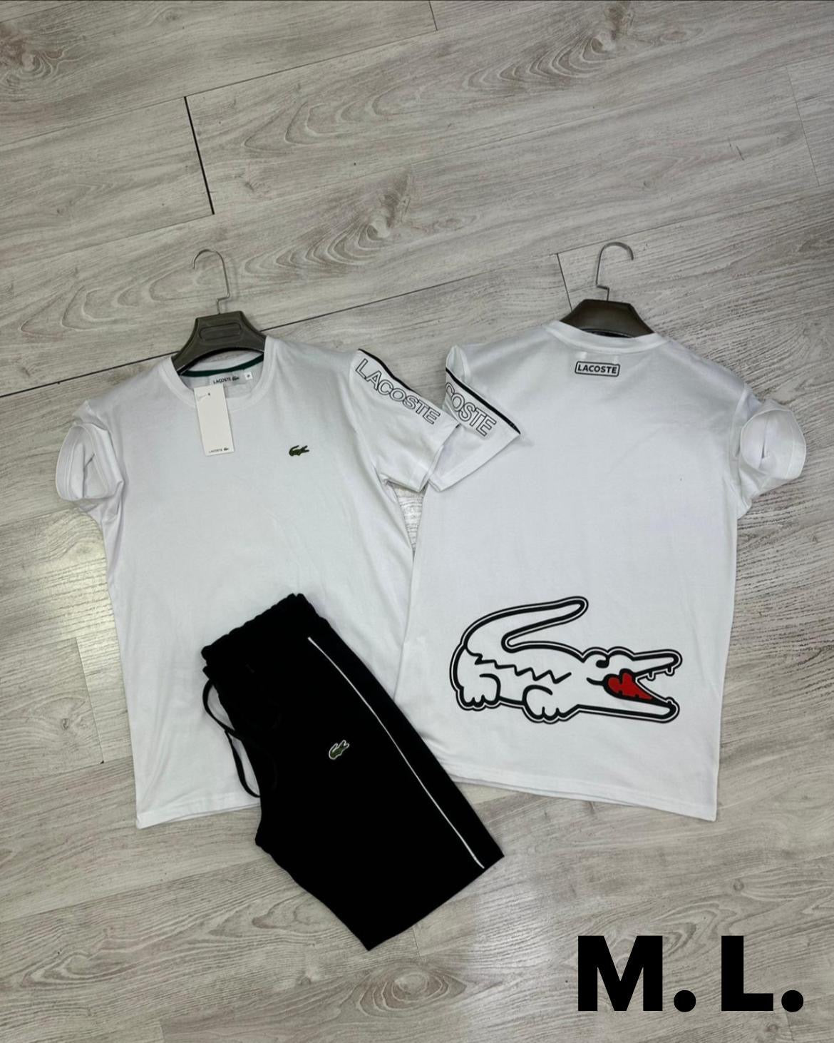 Conjunto verano Lacoste blanco