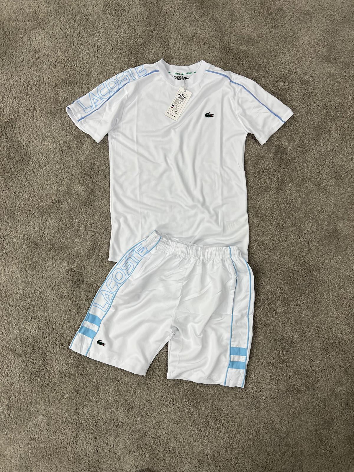 Conjunto lacoste blanco verano