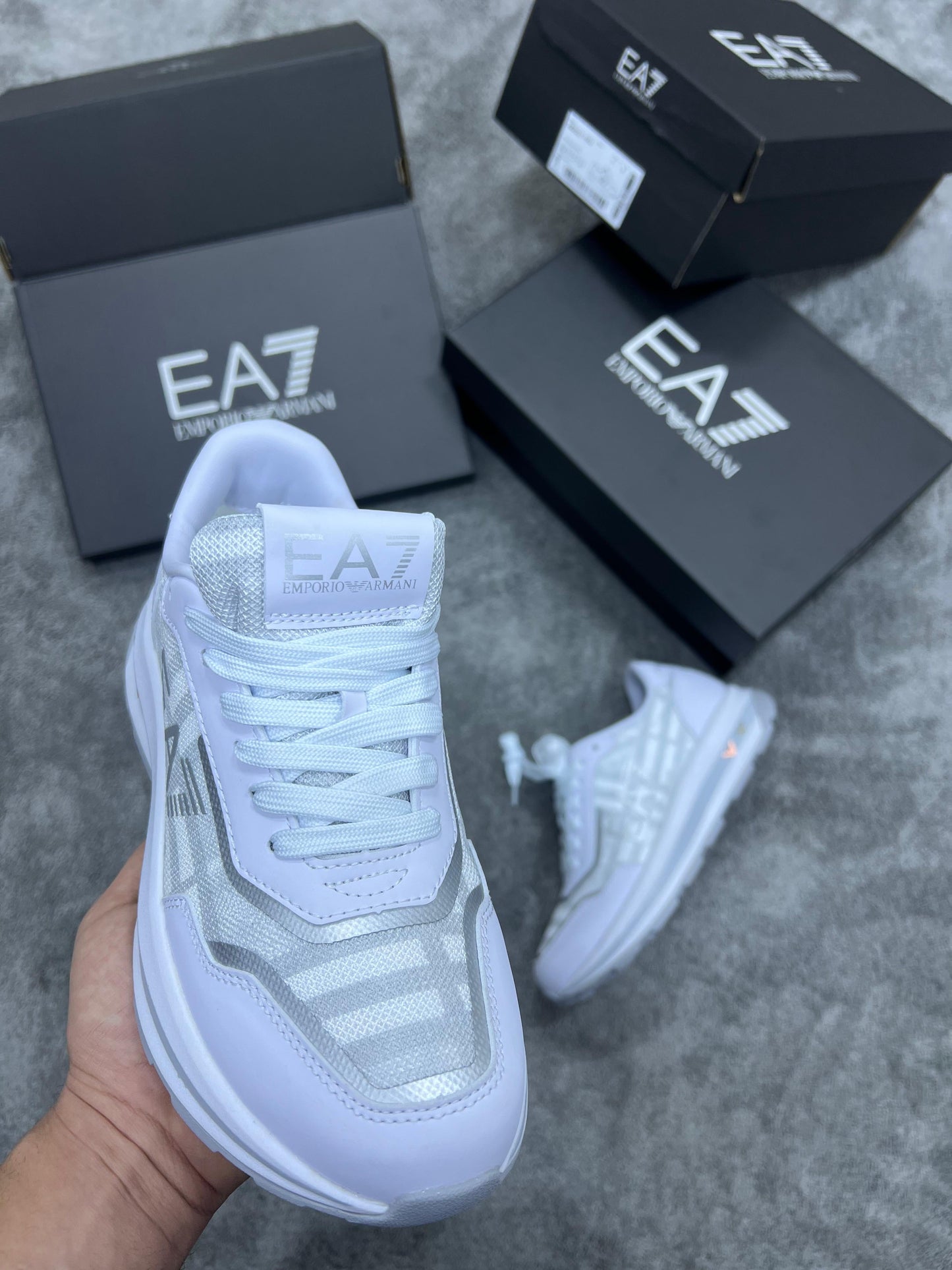 Zapatillas empori Armani blancas