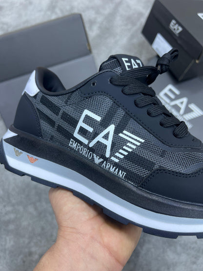 Zapatillas empori Armani negras:blancas