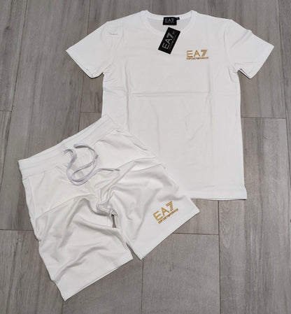 Conjunto verano EA7 blanco