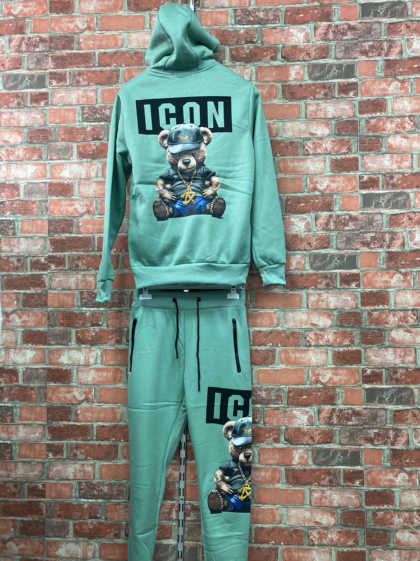 Chándal icon bordado verde