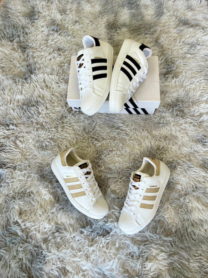 ADIDAS SUPERSTAR BLANCA BEIGE