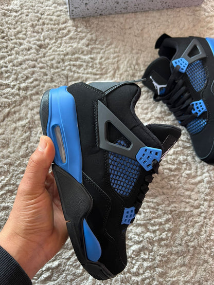 Jordan retro 4 negro/azul calidad G5