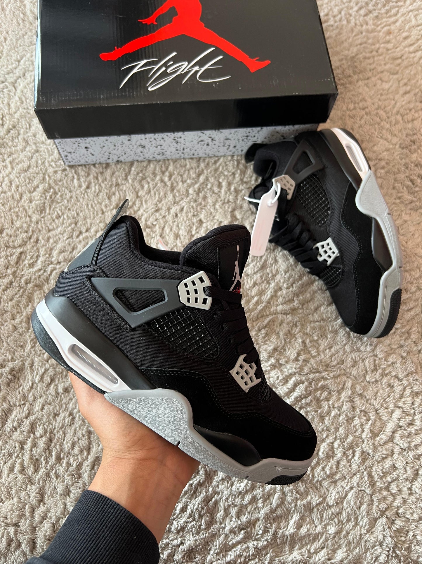 Jordan retro 4 negro calidad G5