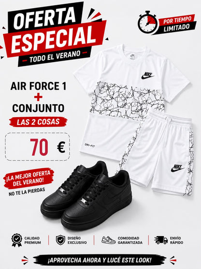 Oferta Nike Air Force + conjunto verano