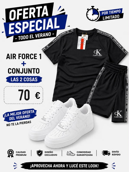Oferta Nike Air Force + conjunto verano