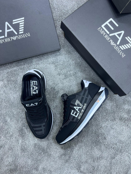 Zapatillas empori Armani negras:blancas