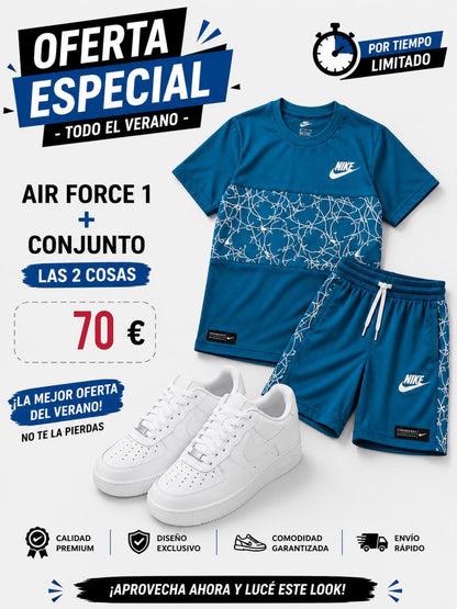 Oferta Nike Air Force + conjunto verano