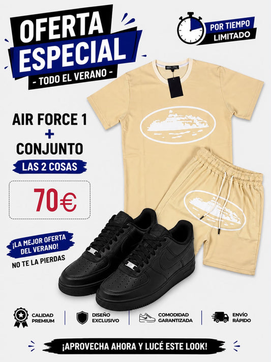 Oferta Nike Air Force + conjunto verano