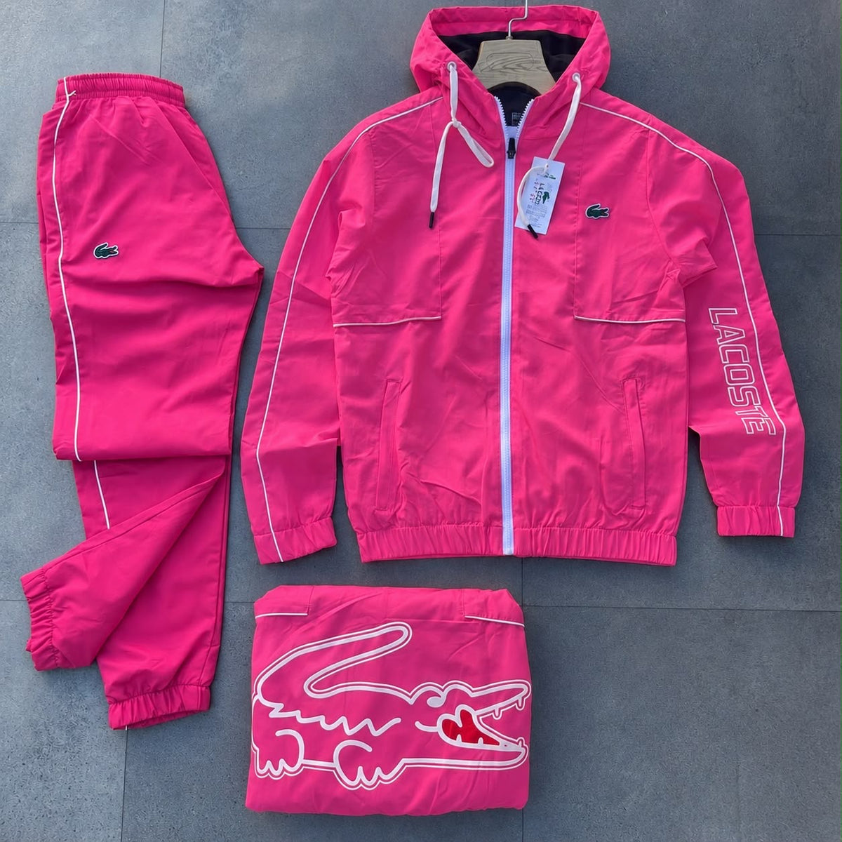 CHÁNDAL LACOSTE CALIDAD G5 AZUL ROSA