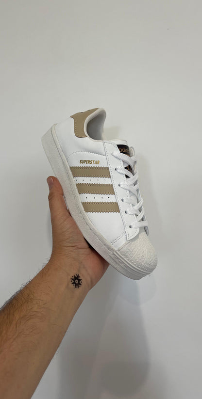ADIDAS SUPERSTAR BLANCA BEIGE
