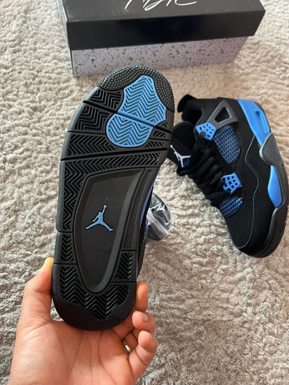 Jordan retro 4 negro/azul calidad G5
