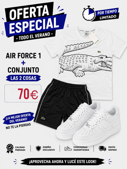 Oferta Nike Air Force + conjunto verano