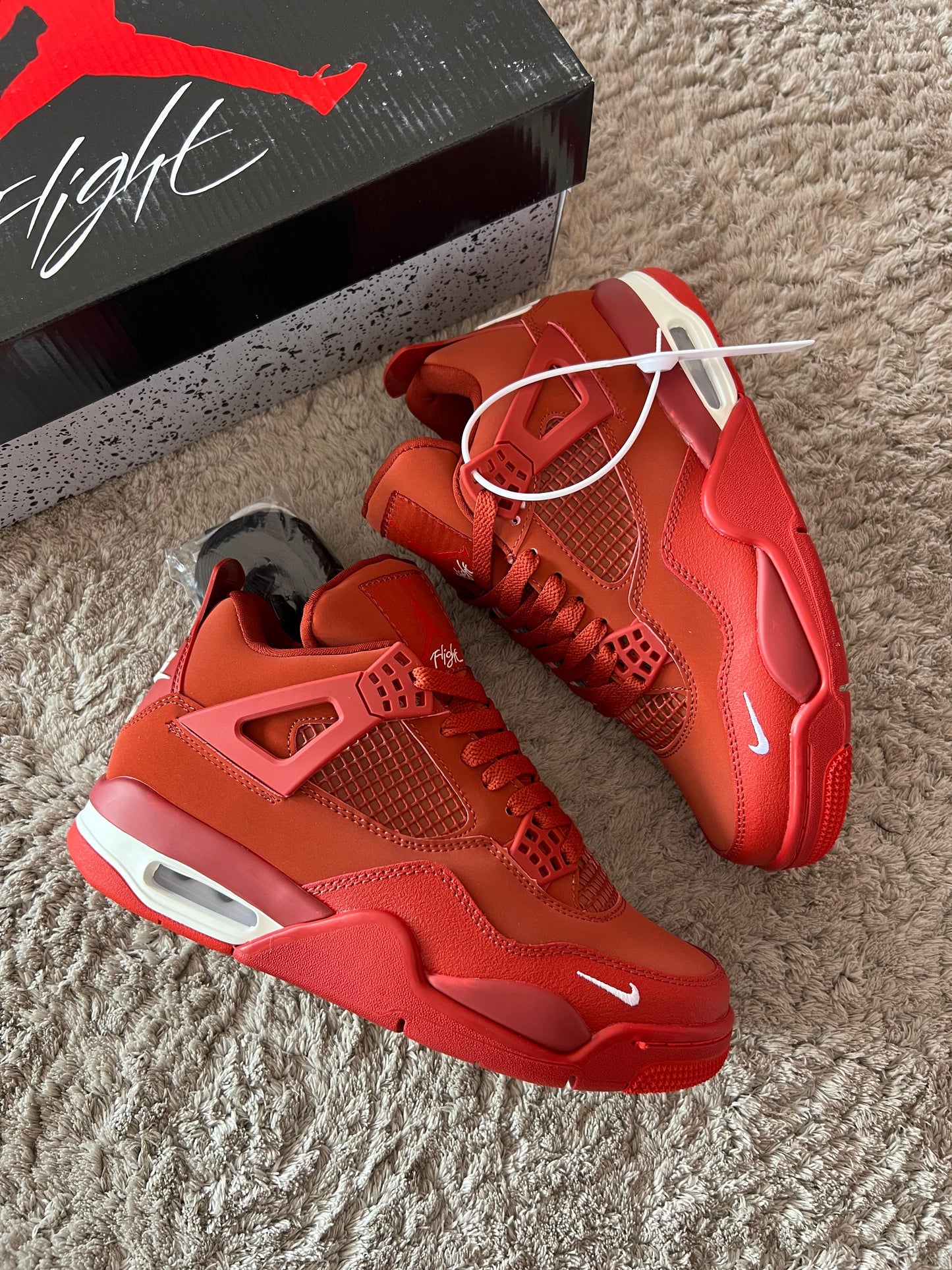 Jordan retro 4 rojo calidad G5