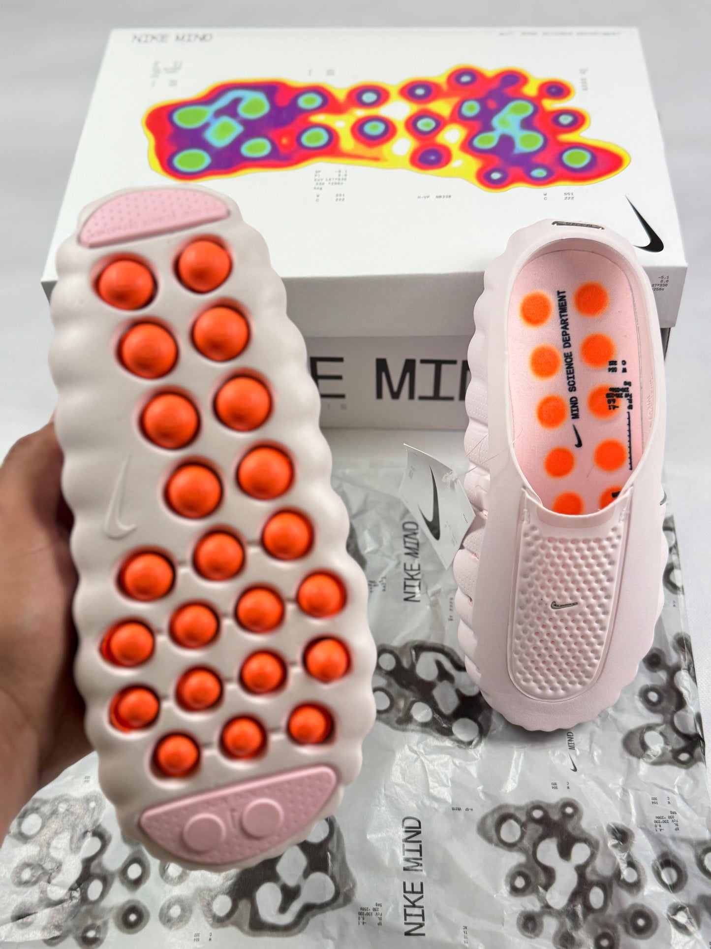 Nike mind 001 negra rosa