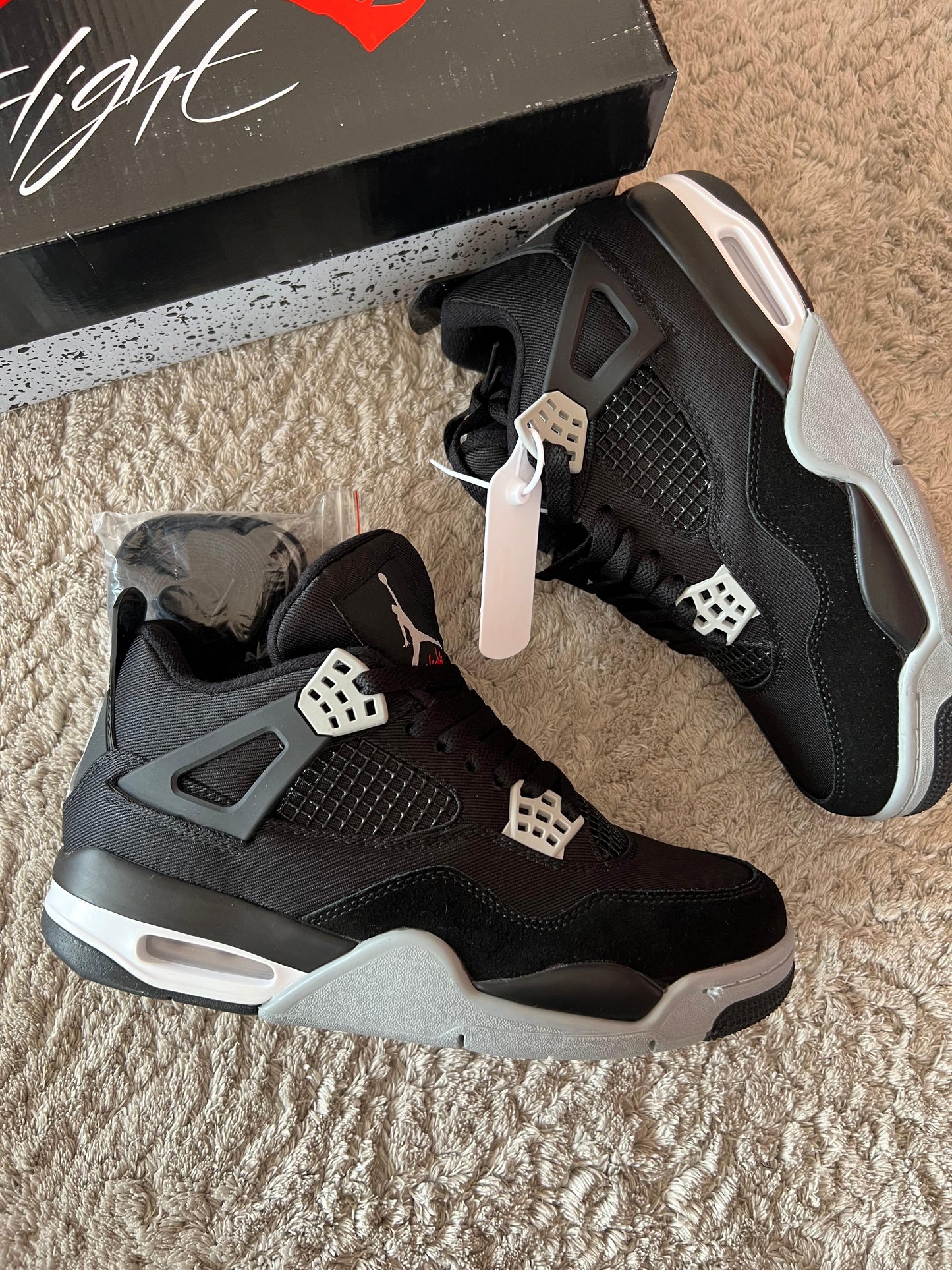 Jordan retro 4 negro calidad G5