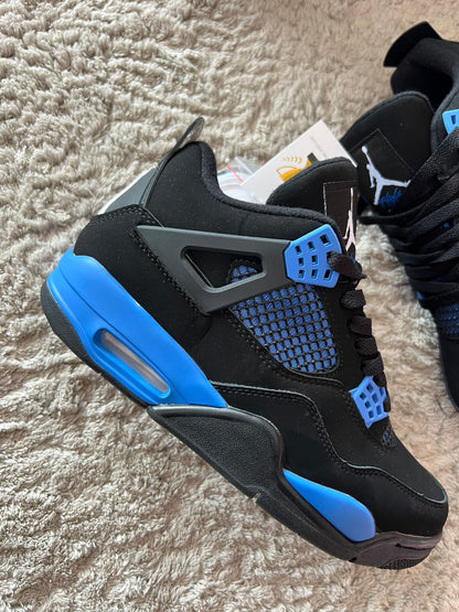 Jordan retro 4 negro/azul calidad G5